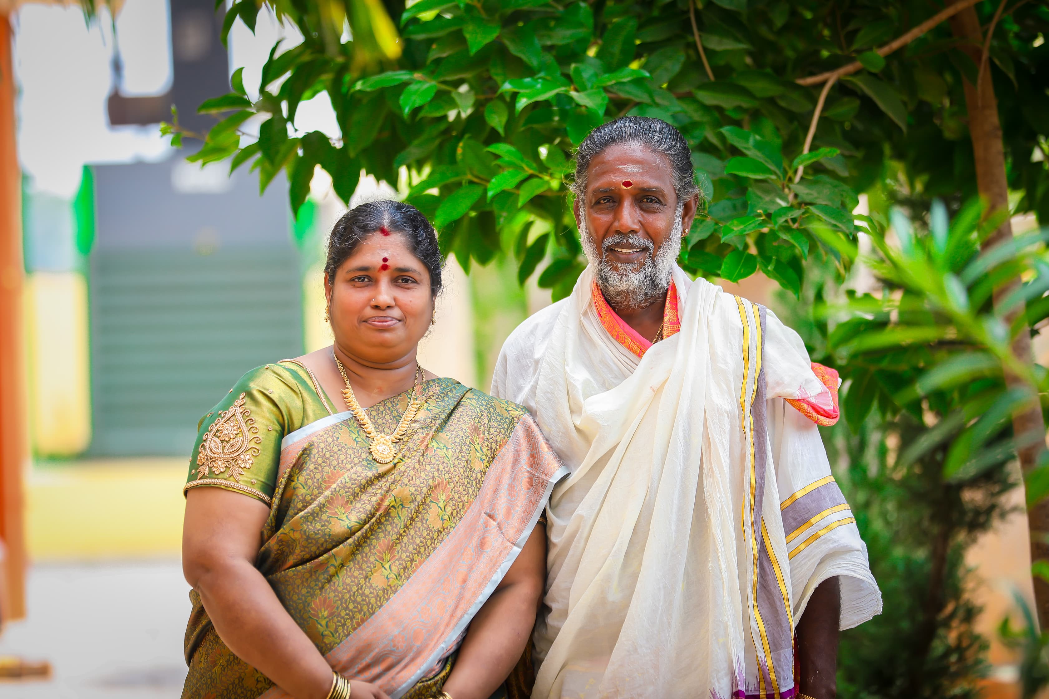 Sri Raja Shastrigal and Smt. Kalyani Raja Shastrigal